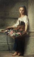 Jourdan, Adolphe - The Flower Seller